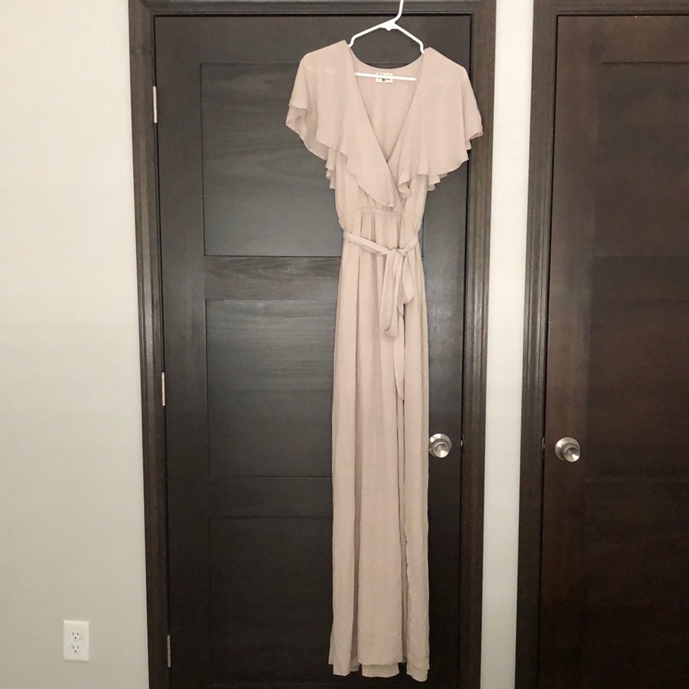 Show me your mumu grey size small maxi dress